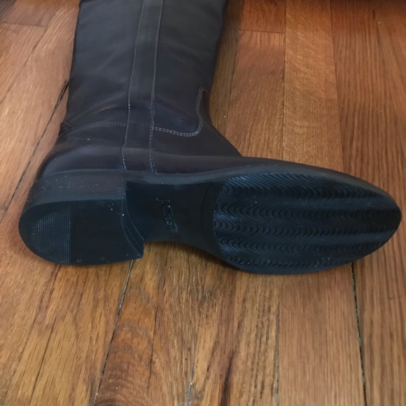 BEAUTIFUL JCrew Dark Brown Leather Riding Boots - Picture 5 of 7